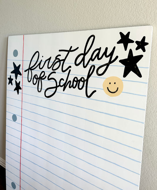 Notebook Paper Backdrop (PICKUP ONLY)